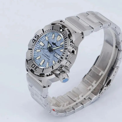 HEIMDALLR Monster V2 Frost Automatic Watch Men NH36A Men's Mechanical Sapphire Glass C3 Luminous Waterproof 200M Diving Watch