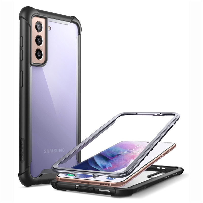 For Samsung Galaxy S21 Plus Case 6.7 inch (2021) I-BLASON Ares Full-Body Rugged Bumper Cover WITHOUT Built-in Screen Protector