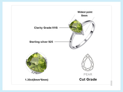 Genuine Garnet  Amethyst Citrine Peridot Blue Topaz 925 Sterling Silver Rings for Women Colorful Gemstone Jewelry