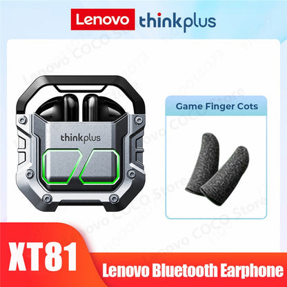 Lenovo XT81 Bluetooth Earphones Wireless Headphones Gamer Headset Waterproof TWS Noise Reduction With Microphone Sports Earbuds