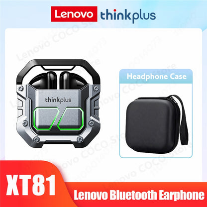 Lenovo XT81 Bluetooth Earphones Wireless Headphones Gamer Headset Waterproof TWS Noise Reduction With Microphone Sports Earbuds