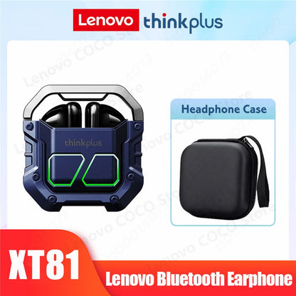 Lenovo XT81 Bluetooth Earphones Wireless Headphones Gamer Headset Waterproof TWS Noise Reduction With Microphone Sports Earbuds