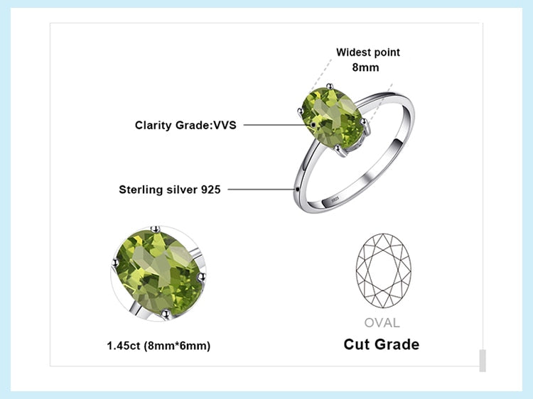 Genuine Garnet  Amethyst Citrine Peridot Blue Topaz 925 Sterling Silver Rings for Women Colorful Gemstone Jewelry