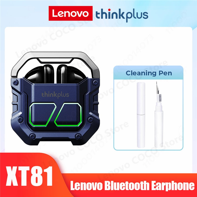 Lenovo XT81 Bluetooth Earphones Wireless Headphones Gamer Headset Waterproof TWS Noise Reduction With Microphone Sports Earbuds