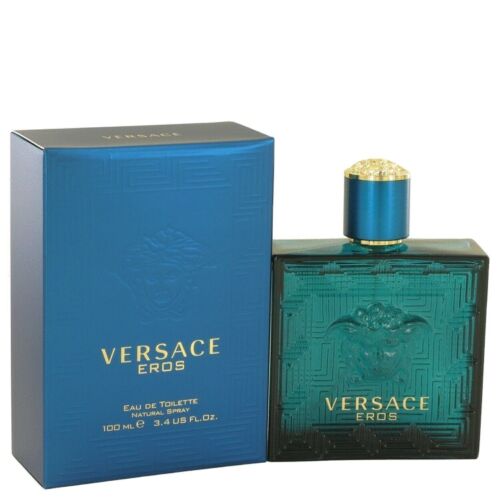 Versace Eros by Versace EDT Cologne Spray for Men New in Seal Box