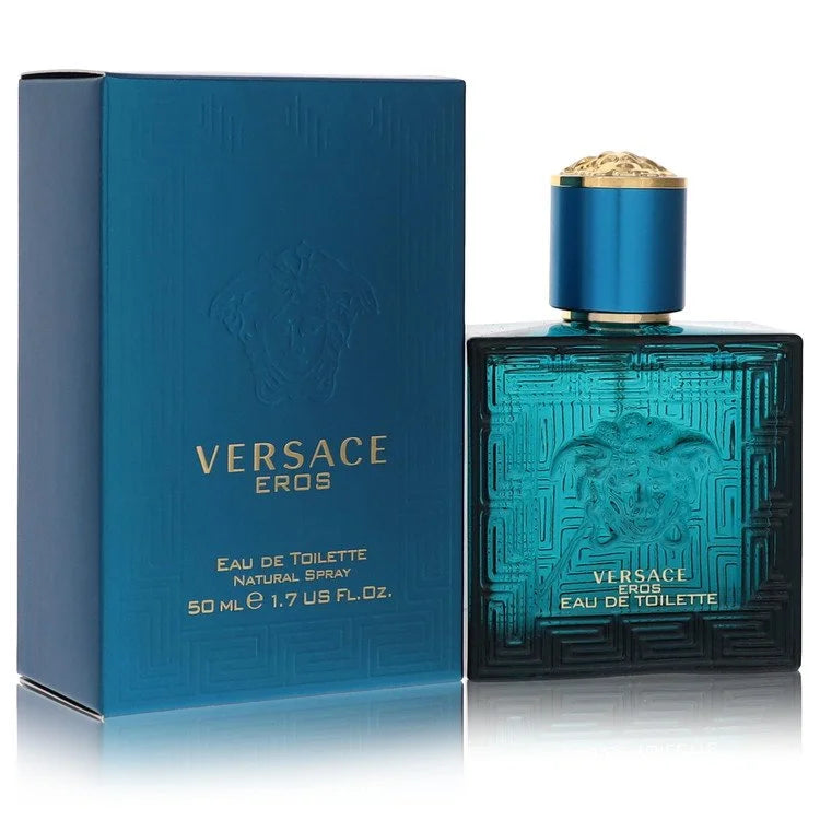 Versace Eros by Versace EDT Cologne Spray for Men New in Seal Box